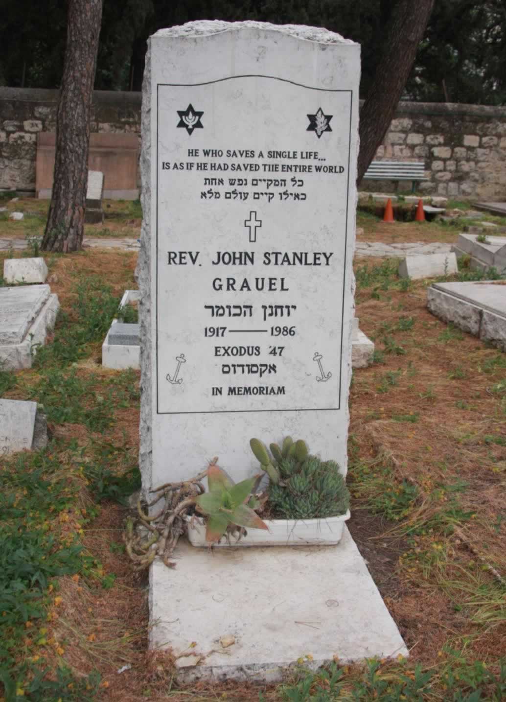 Grave of Rev. Grauel